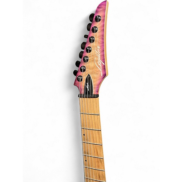 Used Legator Ninja 7 Purple Burst Solid Body Electric Guitar
