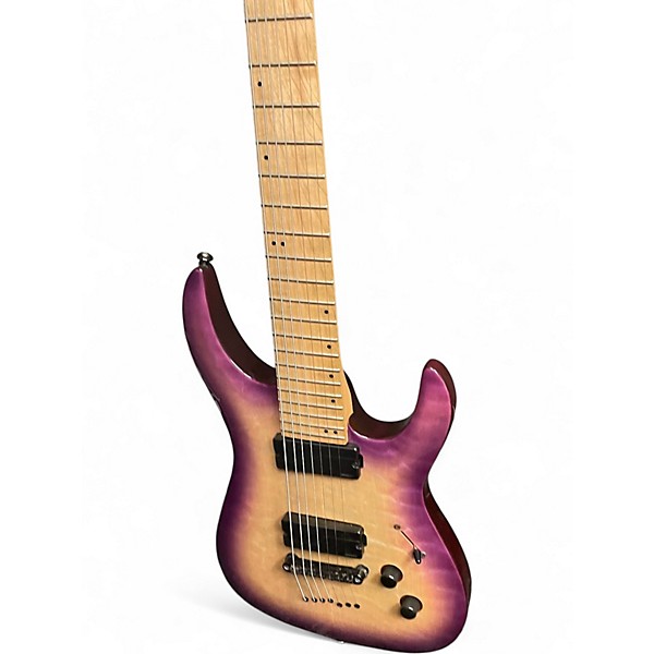 Used Legator Ninja 7 Purple Burst Solid Body Electric Guitar