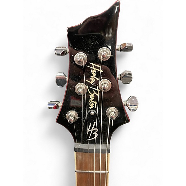 Used Harley Benton CST-24 DLX Paradise Flame Electric Guitar