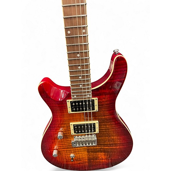 Used Harley Benton CST-24 DLX Paradise Flame Electric Guitar