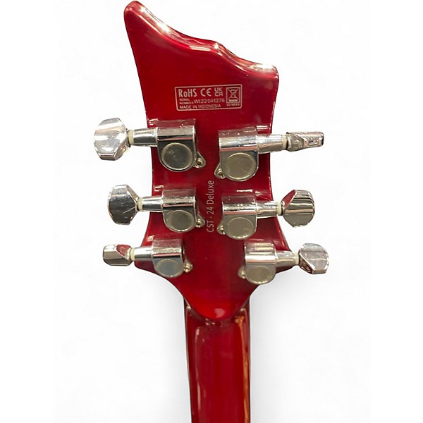 Used Harley Benton CST-24 DLX Paradise Flame Electric Guitar