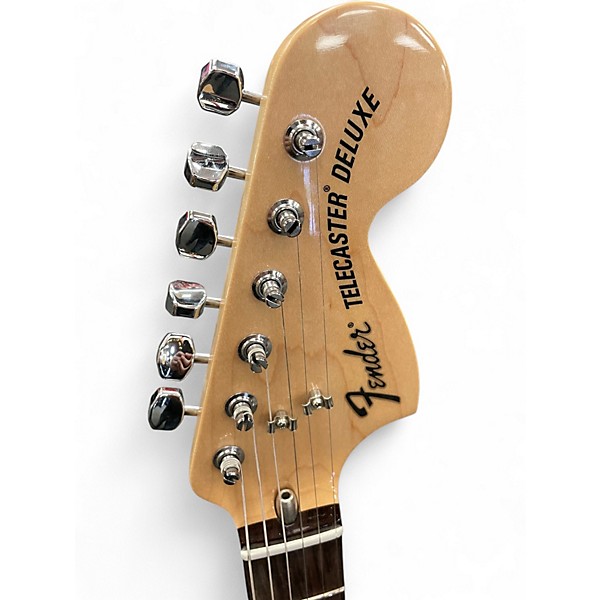 Used Fender Chris Shiflett Telecaster Deluxe Shoreline Gold Solid Body Electric Guitar