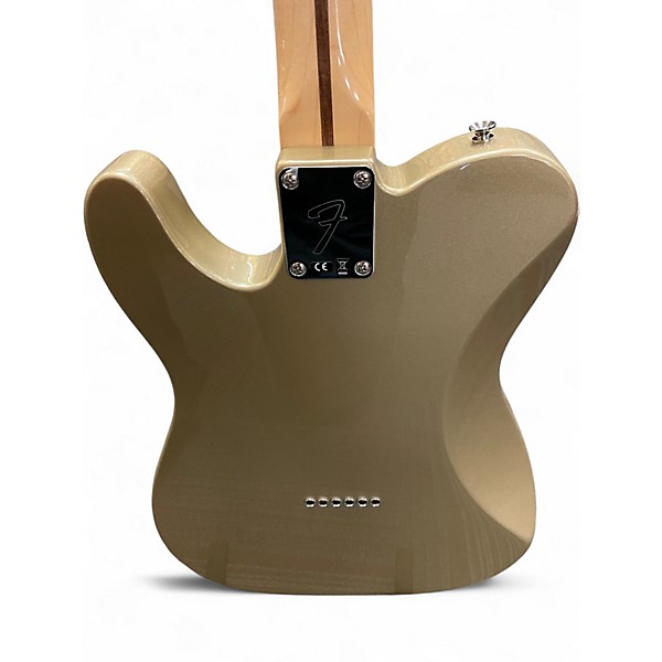 Used Fender Chris Shiflett Telecaster Deluxe Shoreline Gold Solid Body Electric Guitar