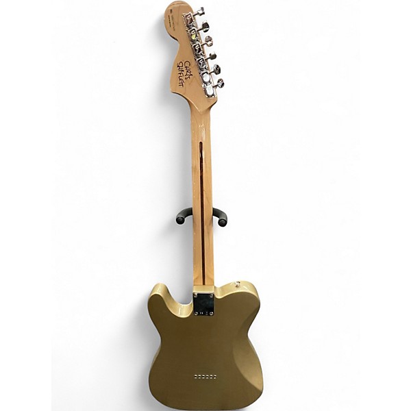 Used Fender Chris Shiflett Telecaster Deluxe Shoreline Gold Solid Body Electric Guitar
