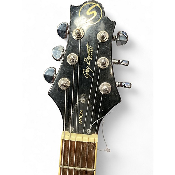 Used Greg Bennett Design by Samick Avion Sunburst Solid Body Electric Guitar