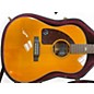 Used Epiphone Inspired by 1964 Texan Left Handed Natural Acoustic Electric Guitar