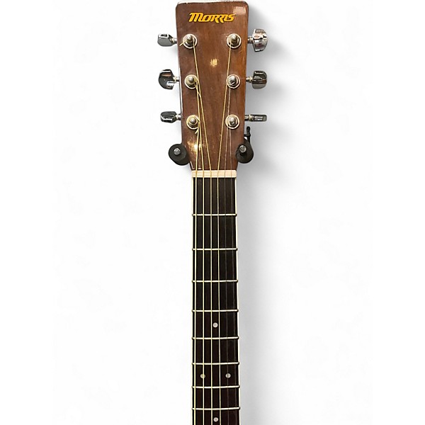 Used Morris md302lh Natural Acoustic Guitar
