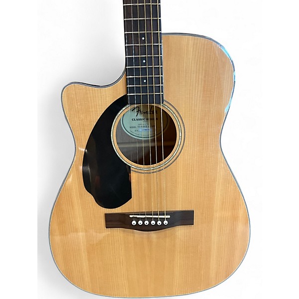 Used Fender CC60SCE NATURAL Acoustic Electric Guitar