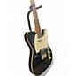 Used Squier Telecaster Custom black/white Solid Body Electric Guitar thumbnail