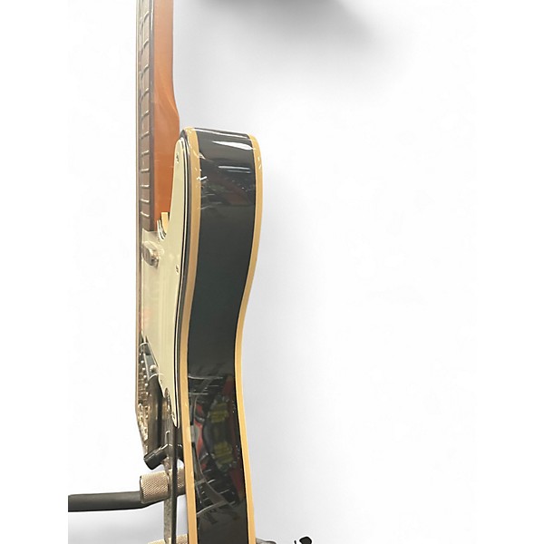 Used Squier Telecaster Custom black/white Solid Body Electric Guitar