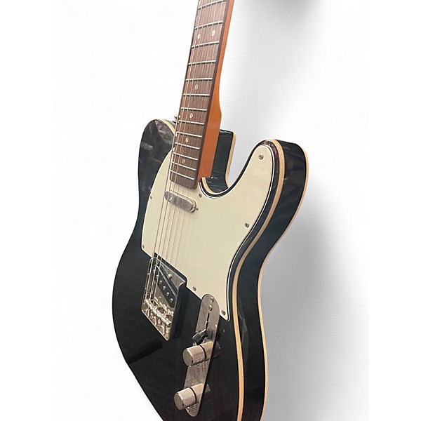 Used Squier Telecaster Custom black/white Solid Body Electric Guitar