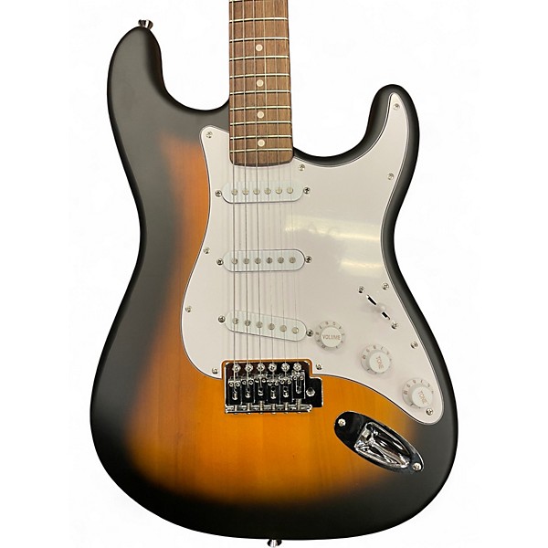 Used Squier Standard Stratocaster 2 Color Sunburst Solid Body Electric Guitar
