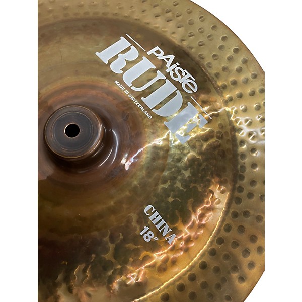 Used Paiste 18in Rude Classic China Cymbal