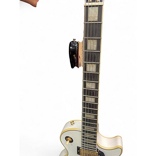 Used Epiphone LES PAUL CUSTOM Alpine White Solid Body Electric Guitar