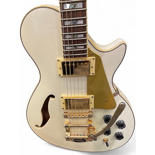 Used ESP LTD PC-1V XTONE Pearl White Solid Body Electric Guitar