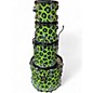 Used Yamaha 4 Piece Power V Green Leapord Drum Kit thumbnail