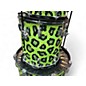 Used Yamaha 4 Piece Power V Green Leapord Drum Kit