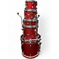 Used Sakae 5 Piece Road Anew Red Sparkle Drum Kit thumbnail