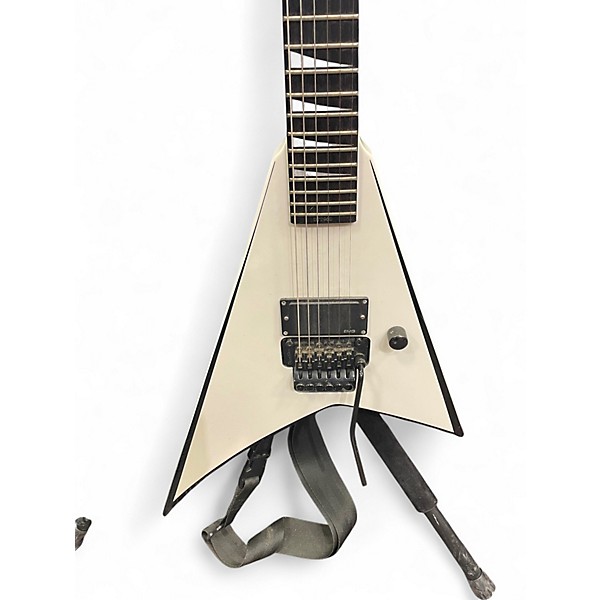 Used Jackson RR24M Randy Rhoads Arctic White Solid Body Electric Guitar
