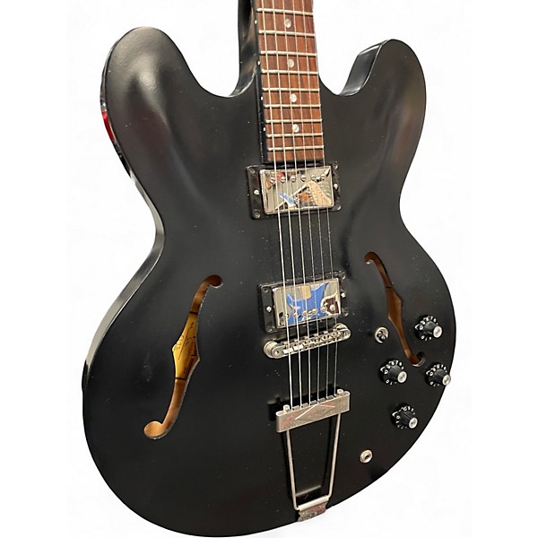 Used 2018 Gibson ES330 SATIN Ebony Hollow Body Electric Guitar