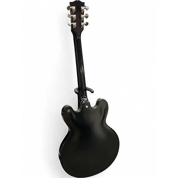 Used 2018 Gibson ES330 SATIN Ebony Hollow Body Electric Guitar