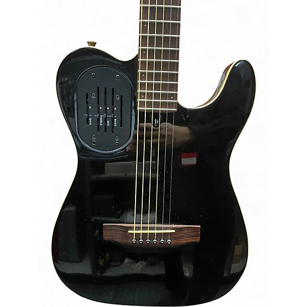 Used Godin LR BAGGS Black Acoustic Electric Guitar