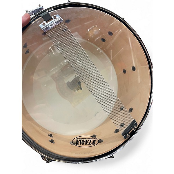 Used TAMA 14X5.5 Starclassic Snare Ocean Blue Burst Drum