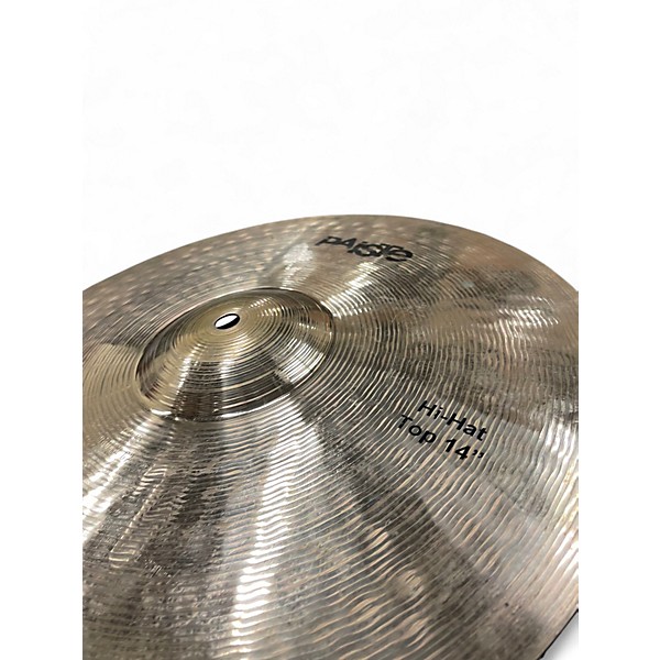 Used Paiste 14in Sound Edge Hi Hat Top Cymbal