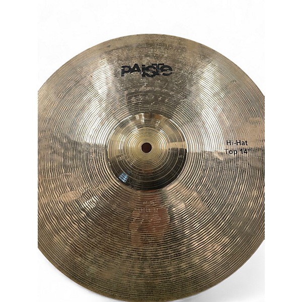 Used Paiste 14in Sound Edge Hi Hat Top Cymbal