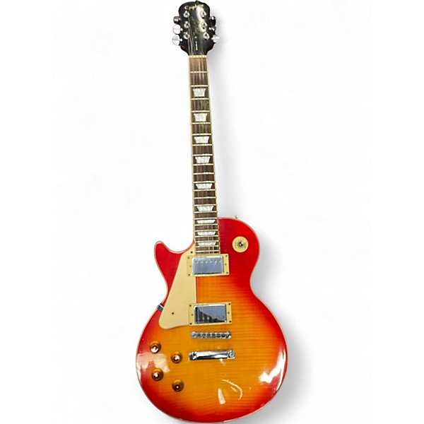 Used Epiphone Les Paul Standard Left Handed Cherry Sunburst Electric Guitar