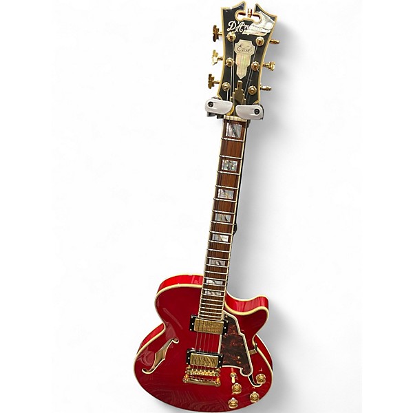 Used D'Angelico EX-SS Cherry Hollow Body Electric Guitar