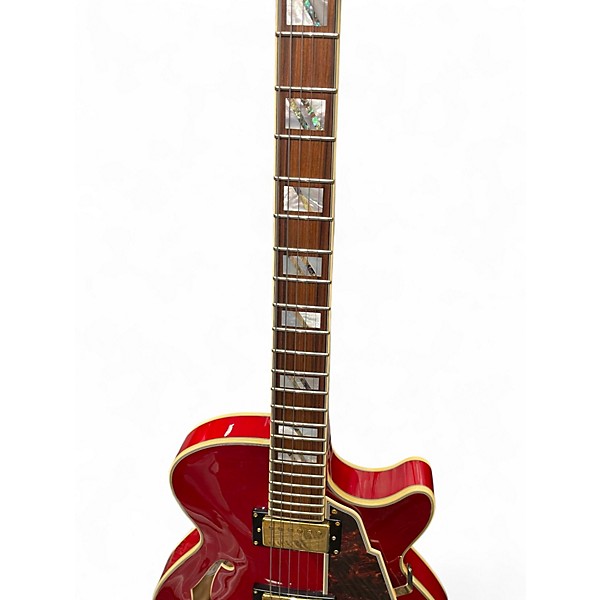 Used D'Angelico EX-SS Cherry Hollow Body Electric Guitar