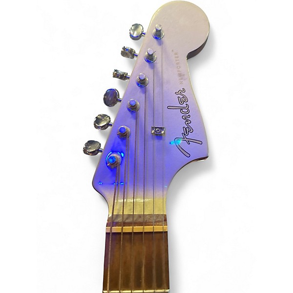 Used Fender Newporter Player GRAY Acoustic Electric Guitar