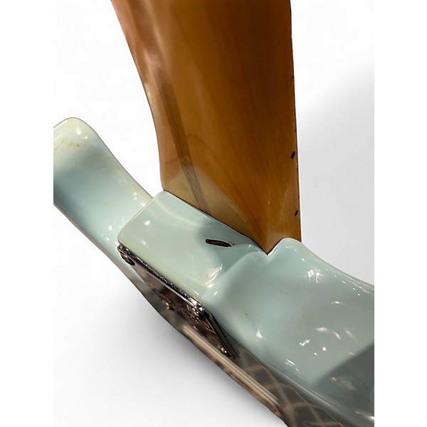 Vintage 1996 Fender AMERICAN STANDARD SONIC BLUE Solid Body Electric Guitar