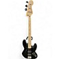 Used Squier Affinity Jazz Bass Black Electric Bass Guitar