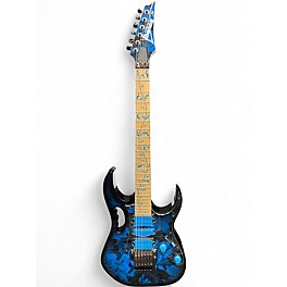 Used Ibanez JEM77P Blue Solid Body Electric Guitar