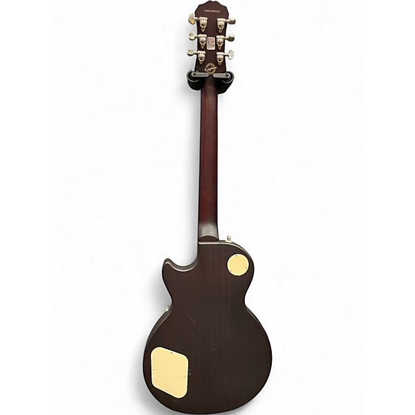 Used Epiphone Les Paul Traditional Pro Burgundy Solid Body Electric Guitar