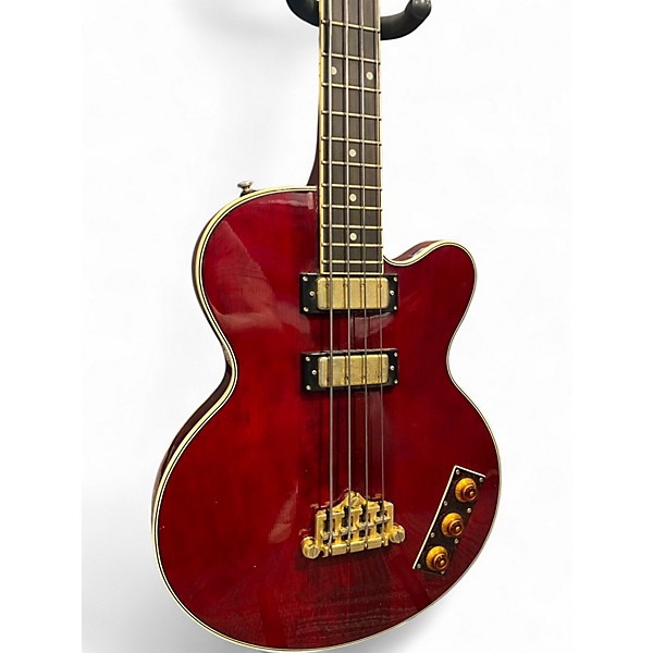 Used Epiphone Allen Woody Limited Edition Cherry Electric Bass Guitar