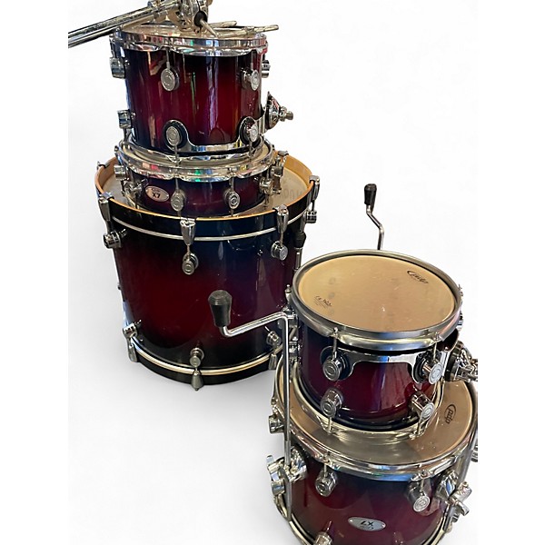 Used PDP by DW 5 Piece 5 PIECE X7 RED Drum Kit