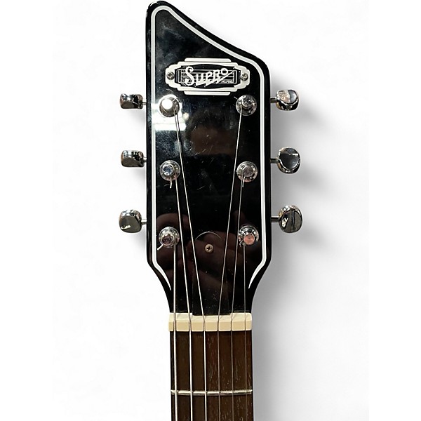 Used Supro JAMESPORT White Solid Body Electric Guitar