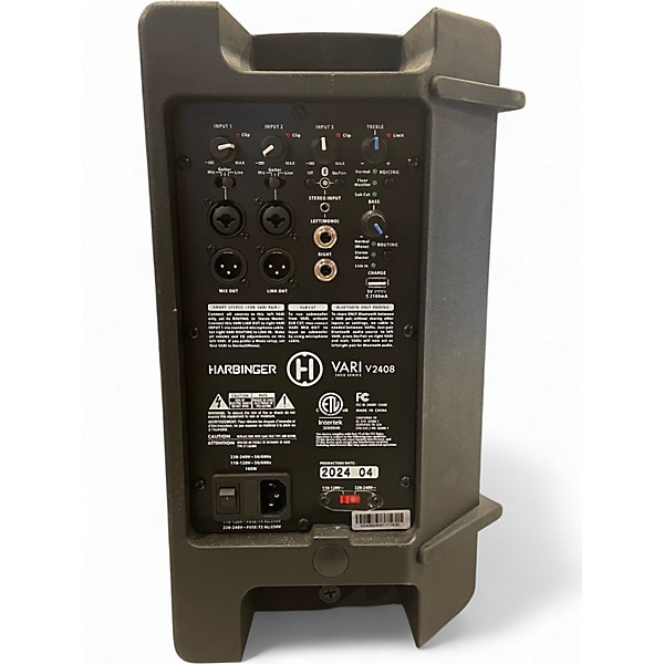 Used Harbinger VARI V2408 Powered Speaker