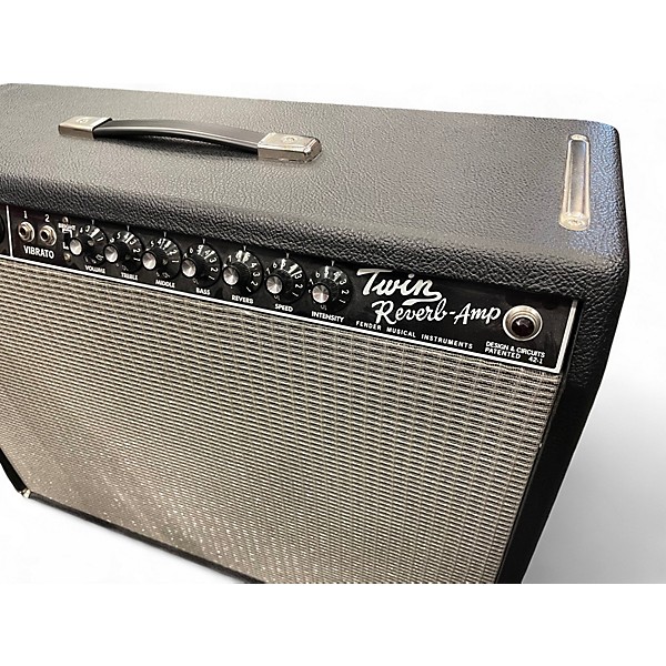 Used Fender Vintage Reissue 1965 Twin Reverb Tube Guitar Combo Amp