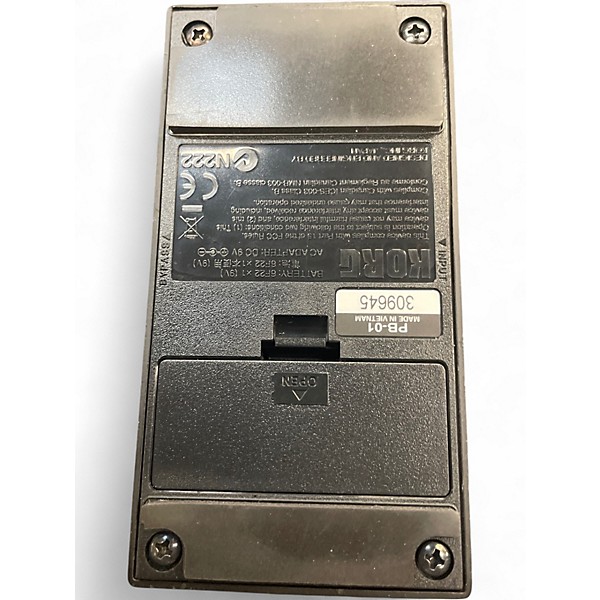 Used KORG PB01 Pitchblack Chromatic Tuner Pedal