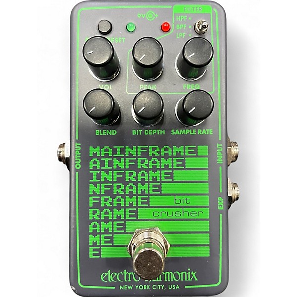 Used Electro-Harmonix BITCRUSHER Effect Pedal