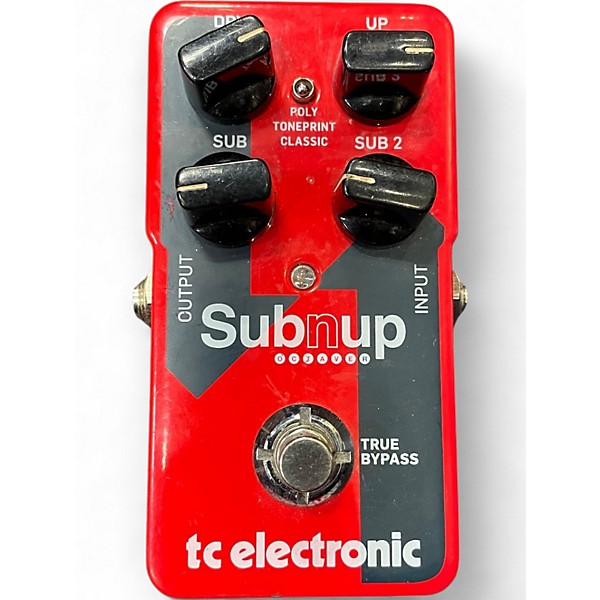 Used TC Electronic Sub N Up Octaver Effect Pedal