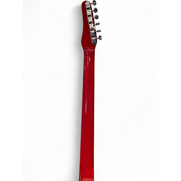 Used Danelectro U56 Crimson Red Trans Hollow Body Electric Guitar