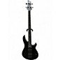 Used Schecter Guitar Research SLS EVIL TWIN Flat Black Electric Bass Guitar