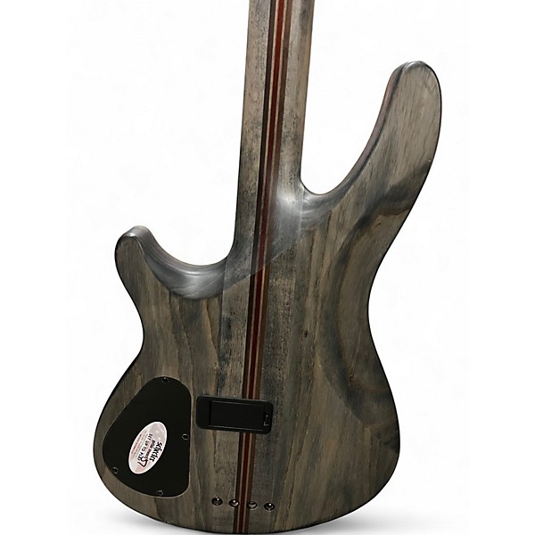 Used Schecter Guitar Research SLS EVIL TWIN Flat Black Electric Bass Guitar