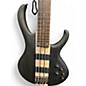 Used Ibanez BTB605 Black and White Electric Bass Guitar