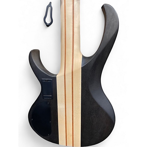 Used Ibanez BTB605 Black and White Electric Bass Guitar